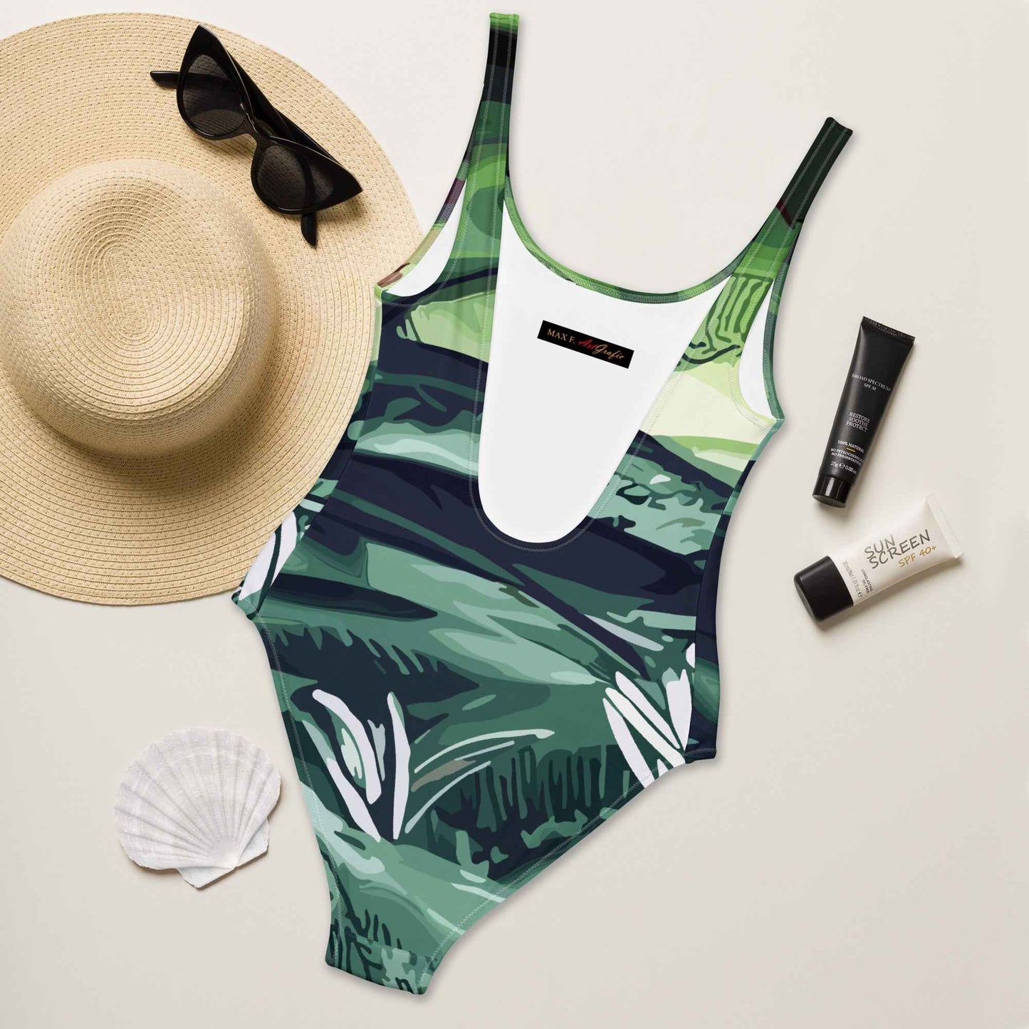 Einteiliger Badeanzug kaufen – Stylisch und bequem für den Sommer - MAX F. ArtGrafic