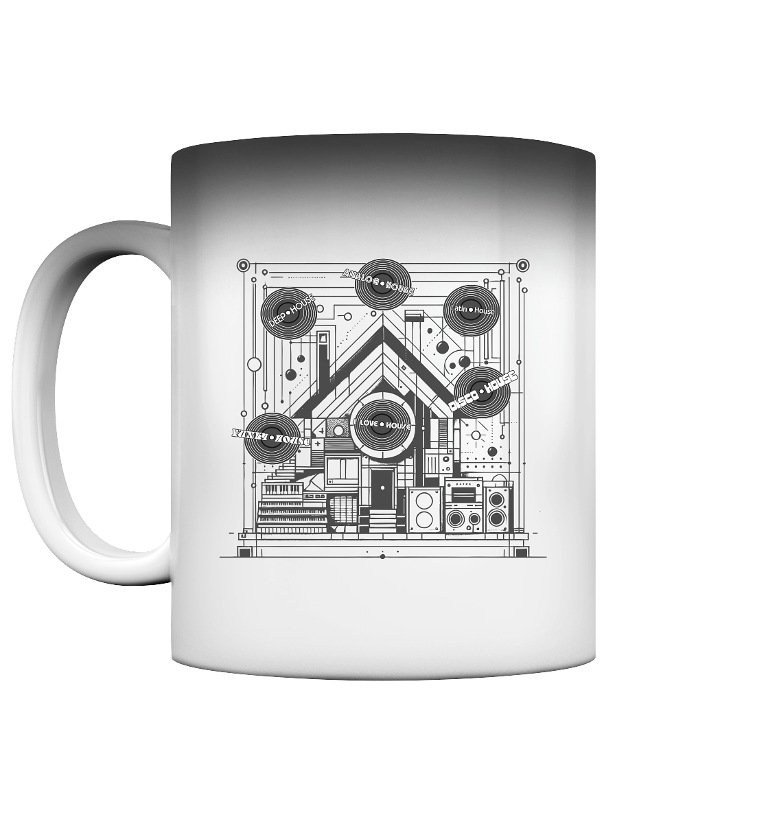 I LOVE HOUSE TASSE - Magic Mug