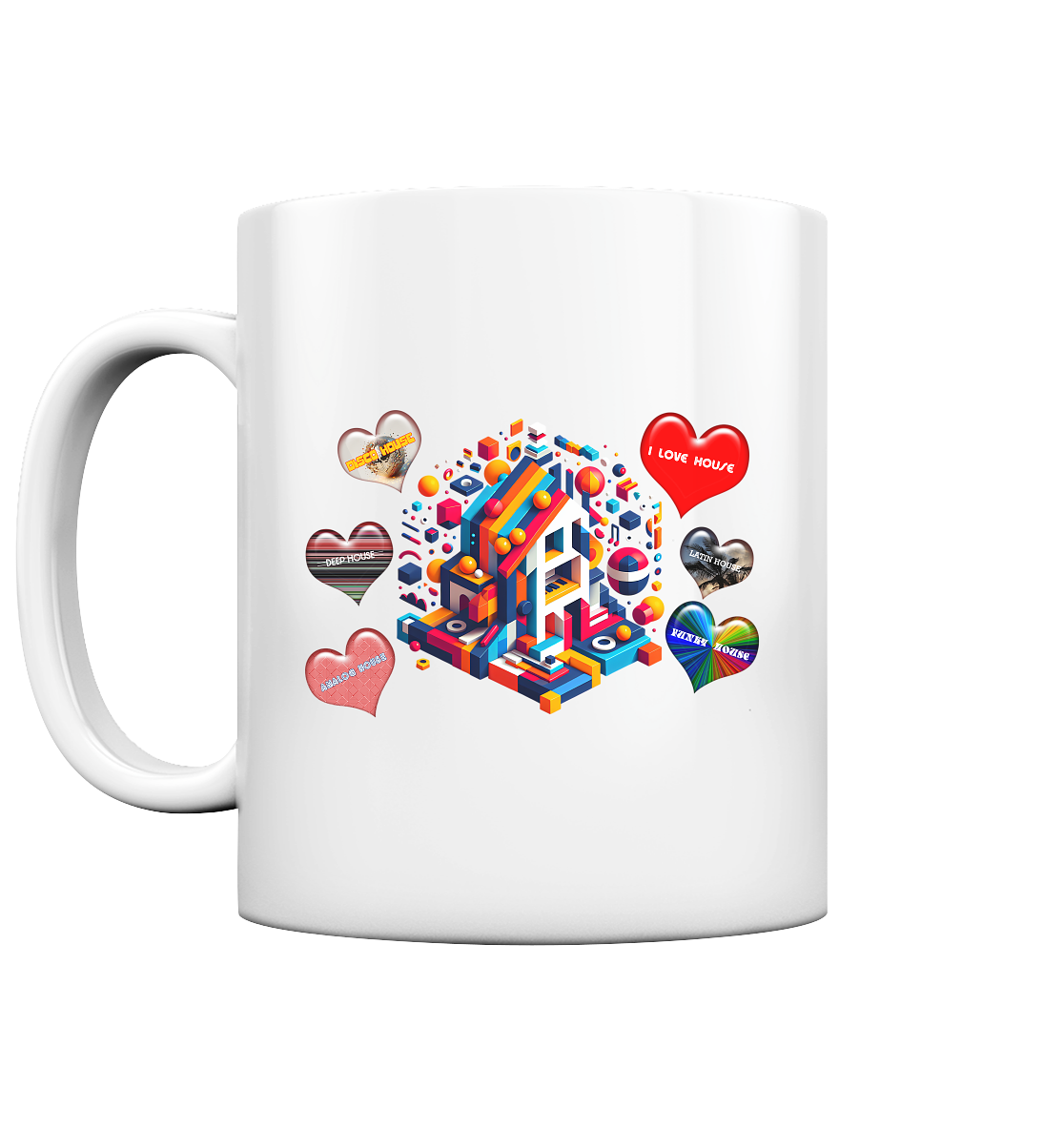 I LOVE HOUSE - Tasse glossy