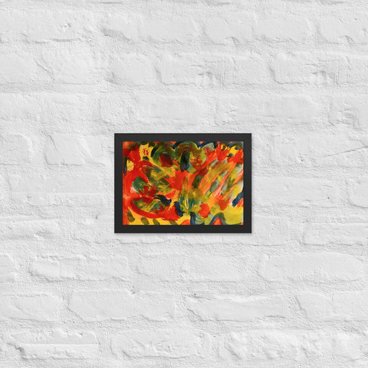Gerahmtes Poster auf mattem Papier - ABSTRAKT - MAX F. ArtGrafic