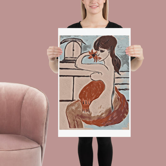 Poster DAME IM BAD - MAX F. ArtGrafic