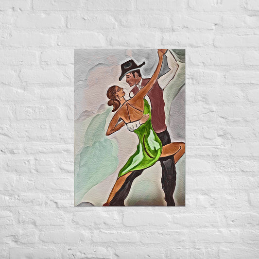 Entdecken Sie die Leidenschaft des Tangos: Ein exklusives Poster in Museumsqualität - MAX F. ArtGrafic