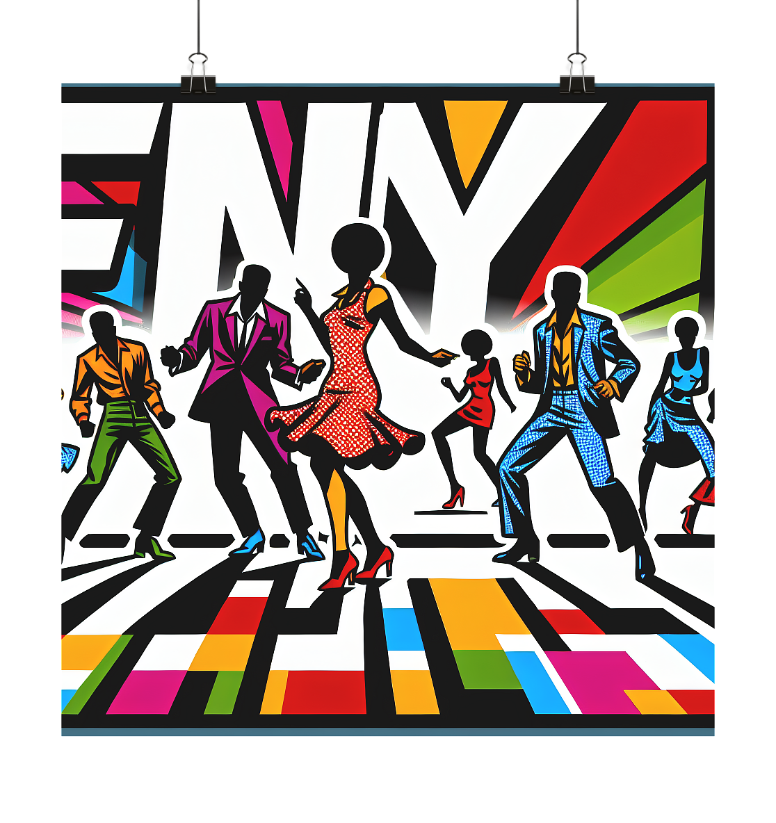 FUNKY Poster 50x50 - Stilvolles Wanddecor für jeden Raum - MAX F. ArtGrafic