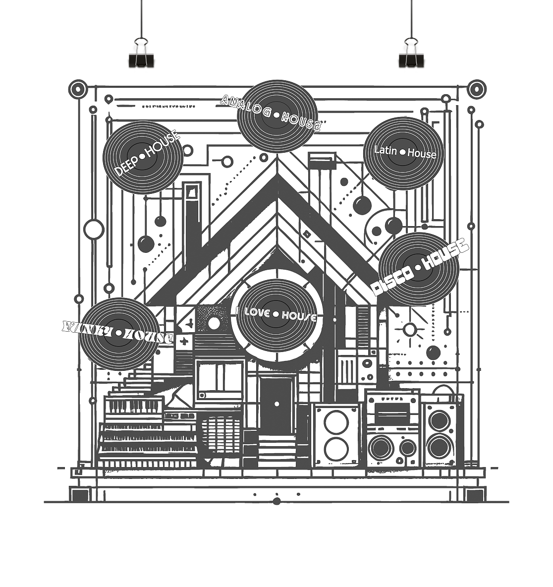I LOVE HOUSE SW - Poster 60x60