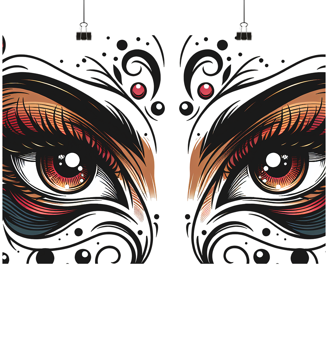 LOOKING Poster Din A2 (quer) – Hochwertige Wanddekoration - MAX F. ArtGrafic