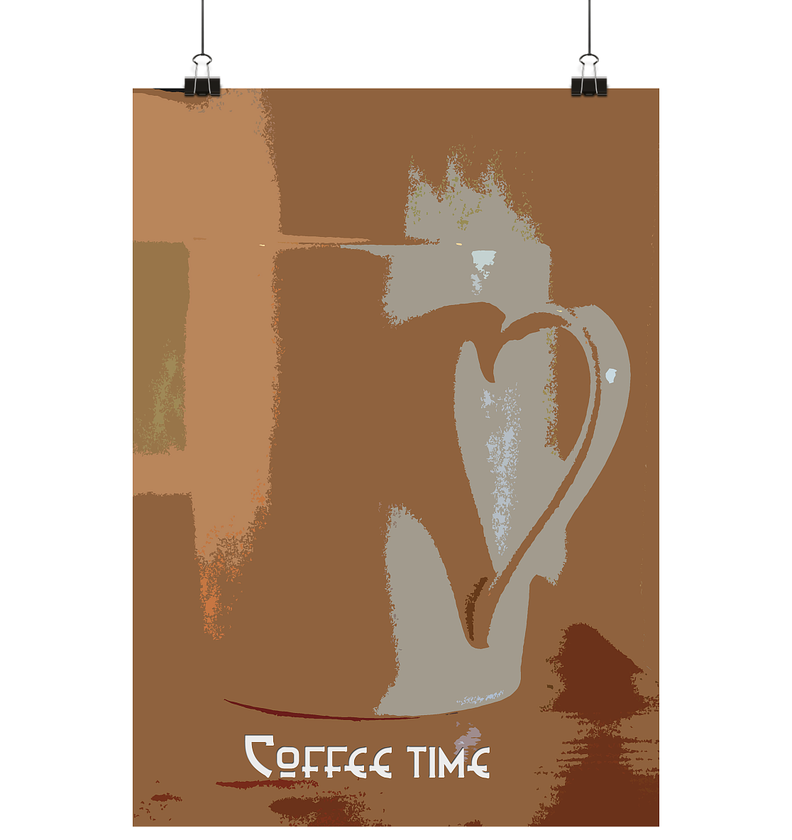 Coffee Time - Poster Din A4 (hoch)