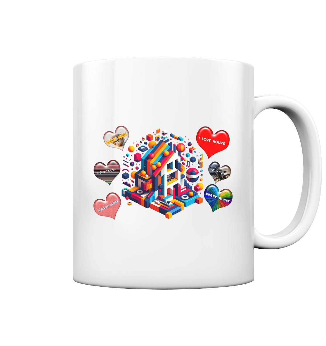 I LOVE HOUSE - Tasse glossy
