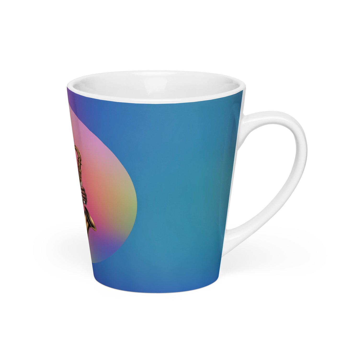 Milchkaffeetasse LOVE JAZZ AND MUSIC für Jazz Musik Liebhaber - MAX F. ArtGrafic