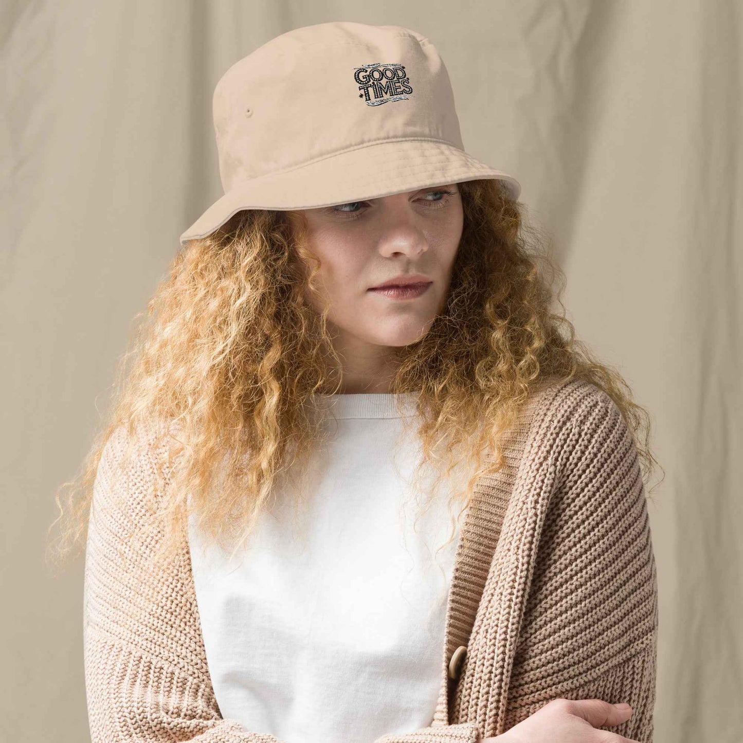 Fischerhut aus Bio-Baumwolle - Nachhaltiger Fischerhut aus Bio-Baumwoll-Twill - MAX F. ArtGrafic