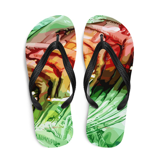 Flip-Flops ENCAUSTIC – Stylische und bequeme Sommer-Sandalen - MAX F. ArtGrafic