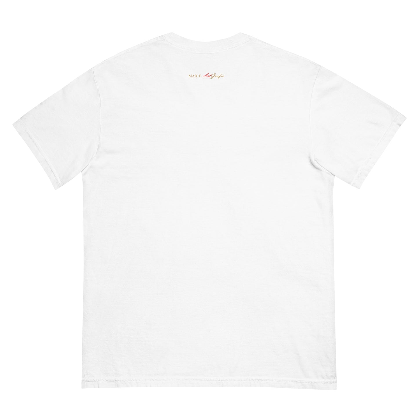 Schweres Unisex T-Shirt hochwertig - Textilgefärbt und in bester Qualität für Alle - MAX F. ArtGrafic