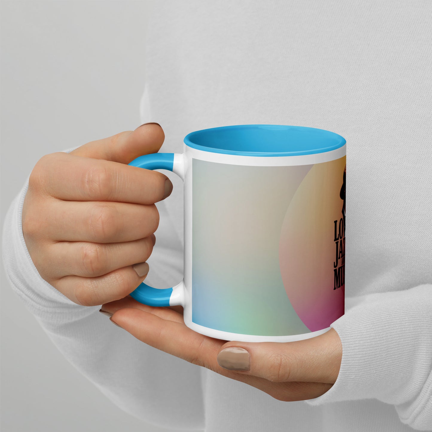 Tasse LOVE JAZZ AND MUSIC mit farbiger Innenseite - MAX F. ArtGrafic