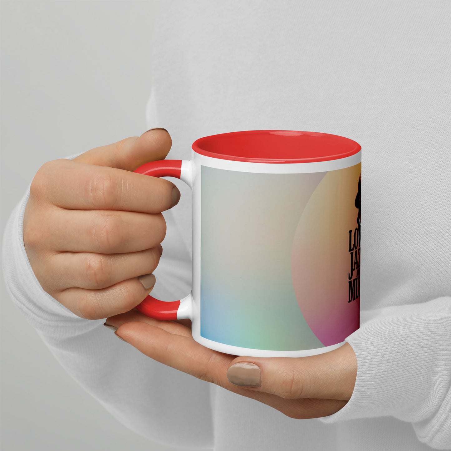 Tasse LOVE JAZZ AND MUSIC mit farbiger Innenseite - MAX F. ArtGrafic