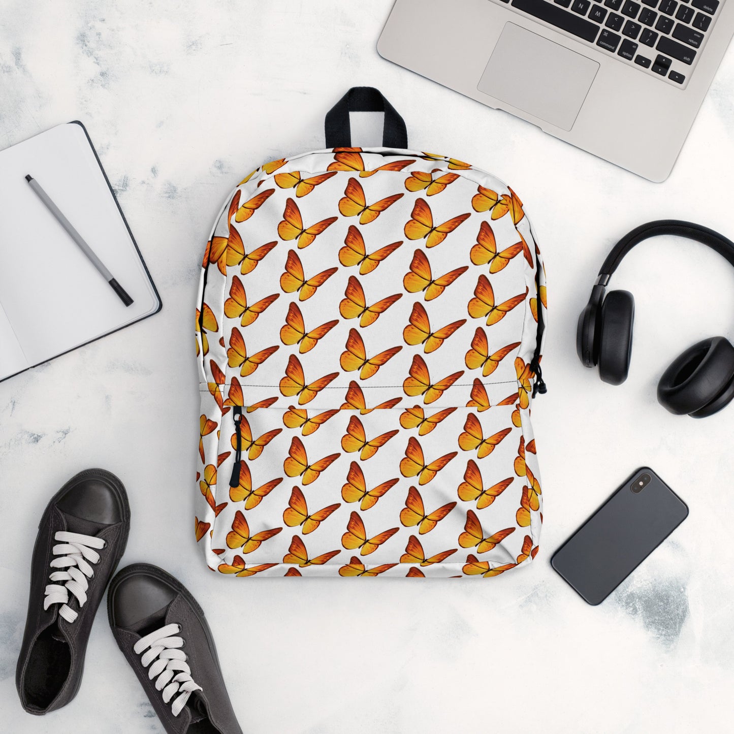 Rucksack mit Schmetterlingsdesign für stilvolle Abenteuer - MAX F. ArtGrafic