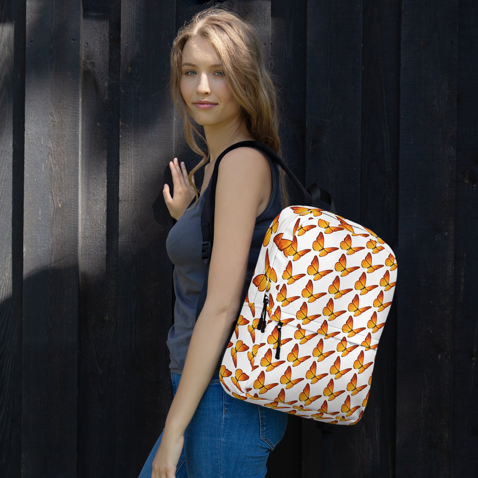 Rucksack mit Schmetterlingsdesign für stilvolle Abenteuer - MAX F. ArtGrafic