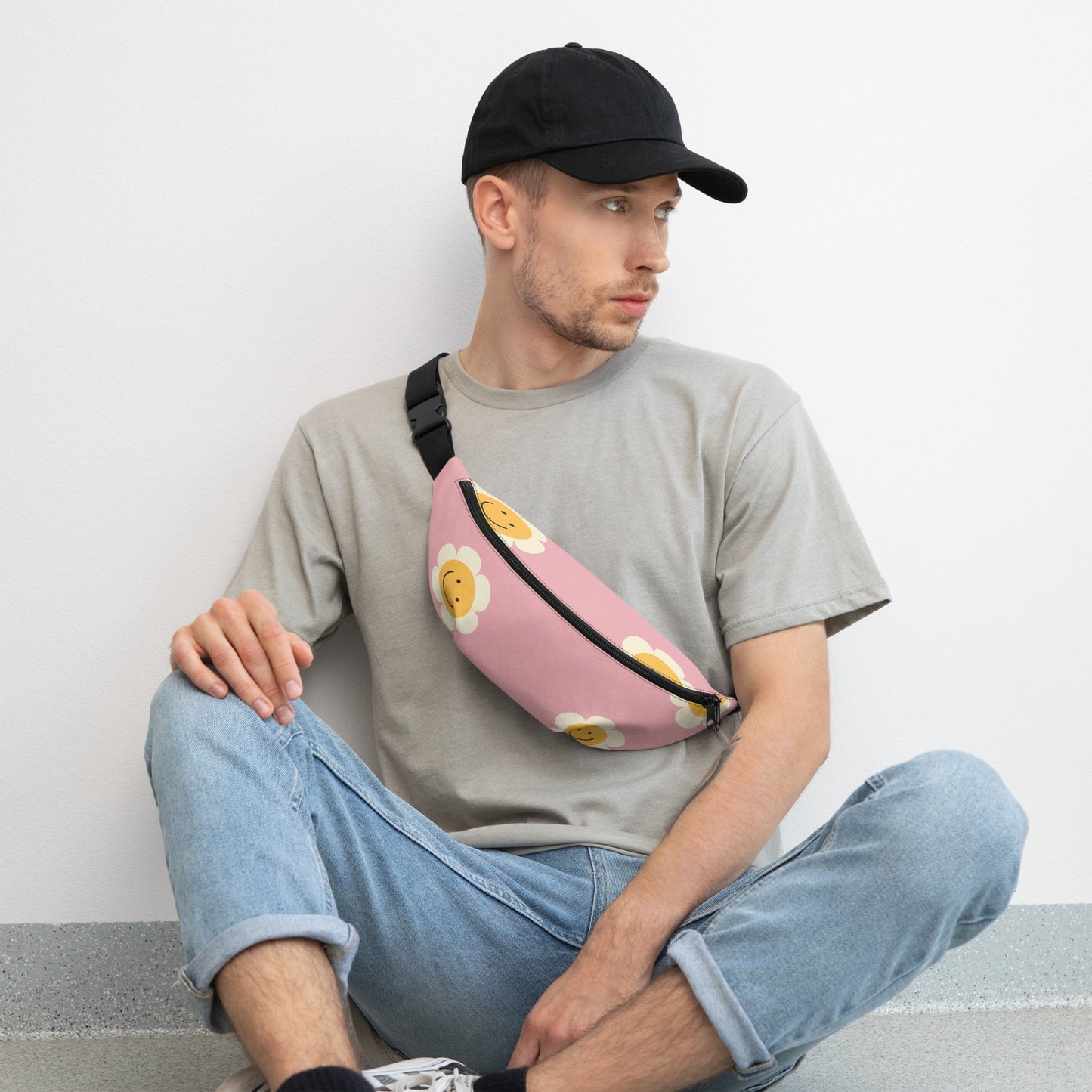 Gürteltasche mit Smiley – Stilvolle und Praktische Gürteltasche für Jeden Anlass - MAX F. ArtGrafic