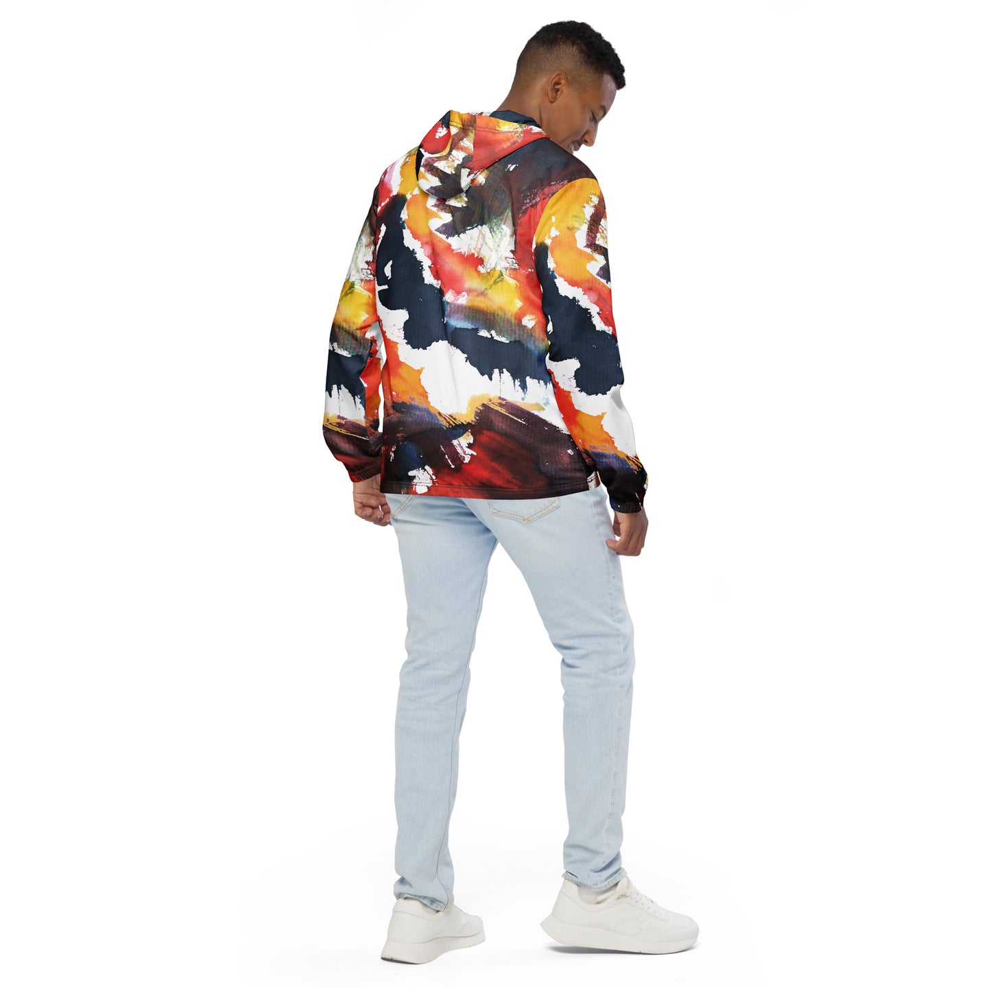 Herren-Windbreaker für Herren - Stilvoller und Funktionaler Schutz gegen Wind - MAX F. ArtGrafic