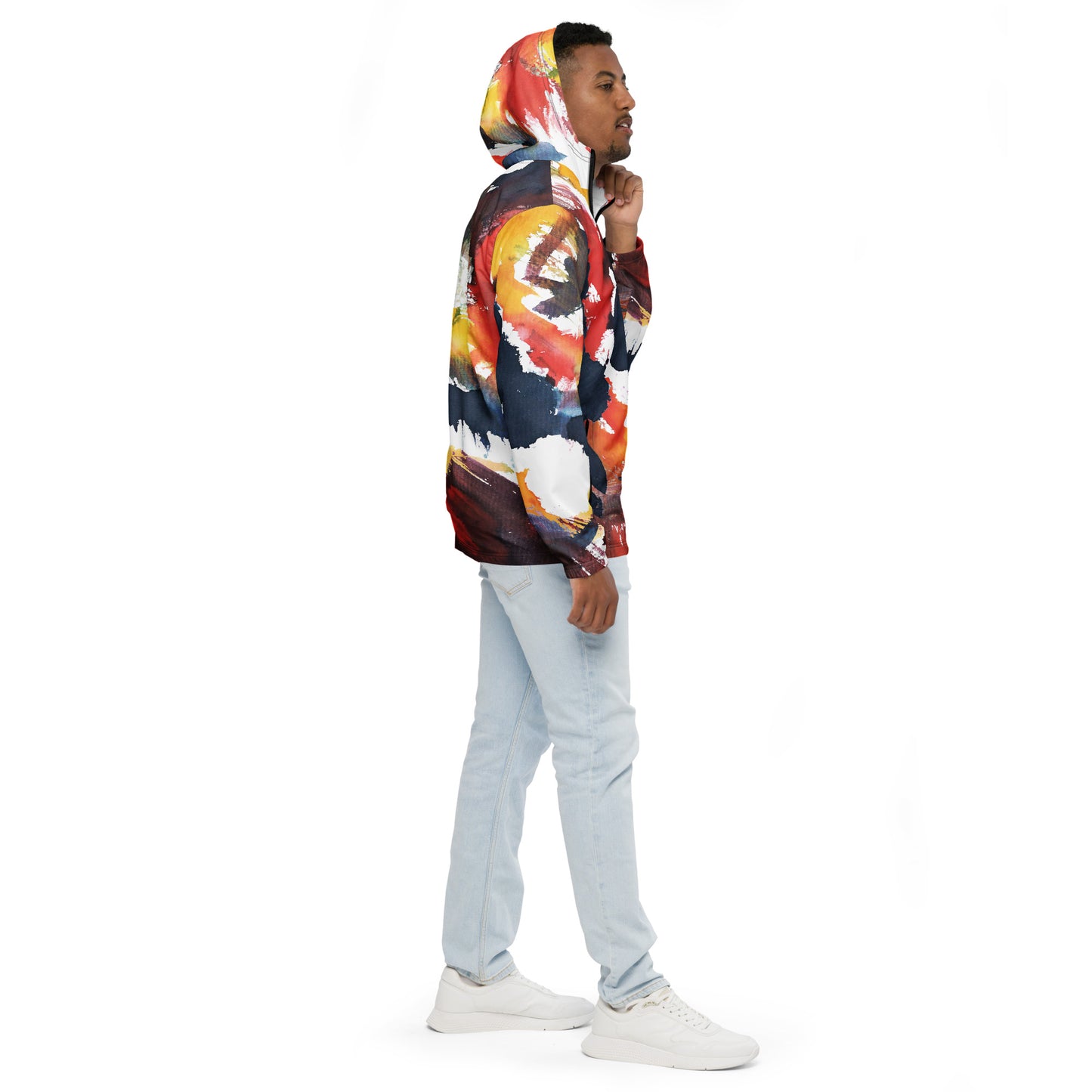 Herren-Windbreaker für Herren - Stilvoller und Funktionaler Schutz gegen Wind - MAX F. ArtGrafic