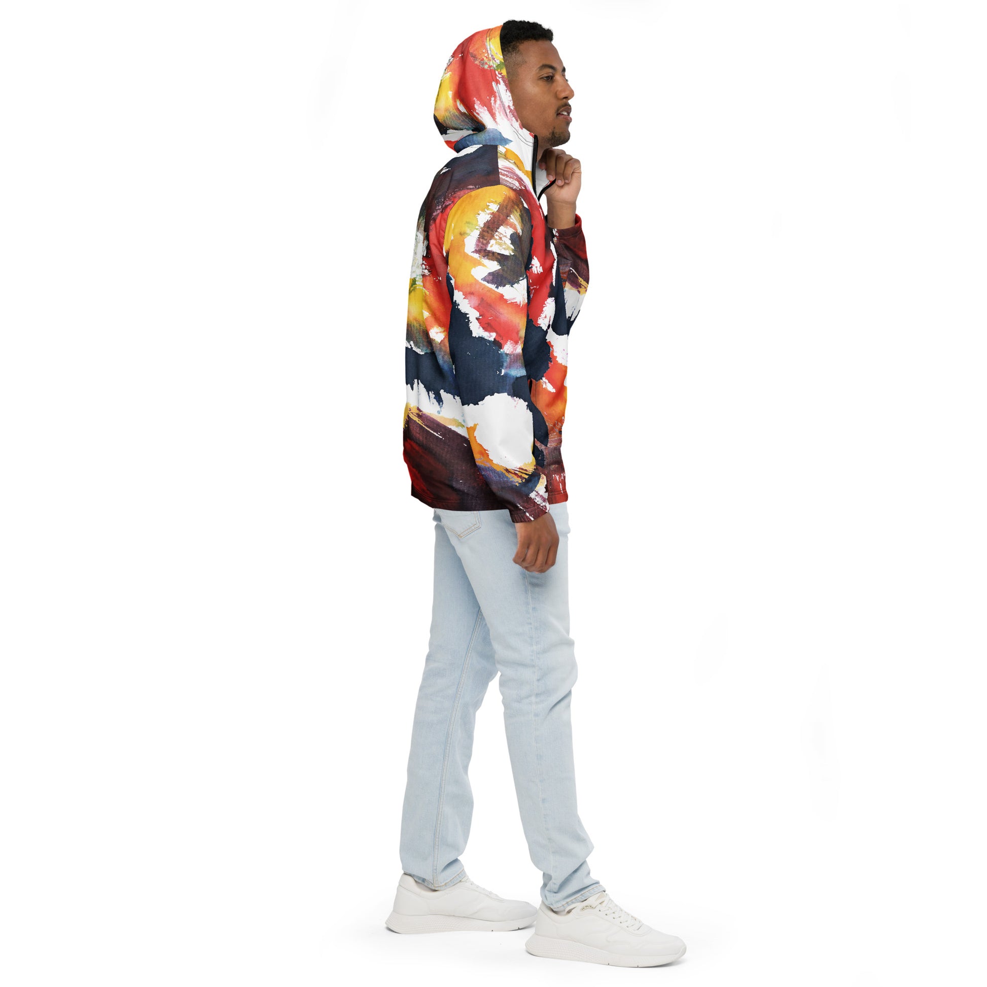 Herren-Windbreaker für Herren - Stilvoller und Funktionaler Schutz gegen Wind - MAX F. ArtGrafic