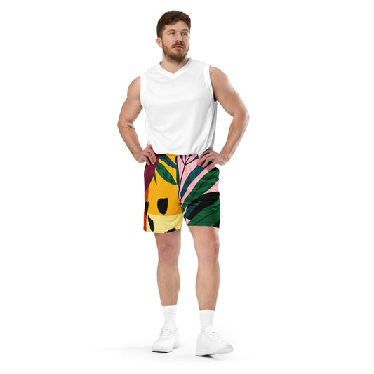 Unisex Mesh-Shorts für ultimativen Komfort und stilvollen Freizeit-Sport - MAX F. ArtGrafic