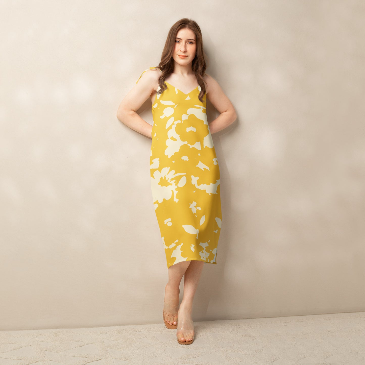 Midikleid mit Bindeträgern kaufen - Elegante und vielseitige Sommermode - MAX F. ArtGrafic