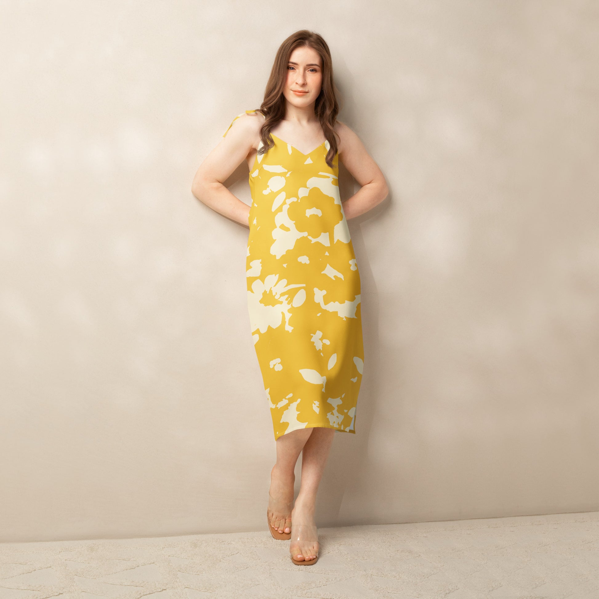 Midikleid mit Bindeträgern kaufen - Elegante und vielseitige Sommermode - MAX F. ArtGrafic