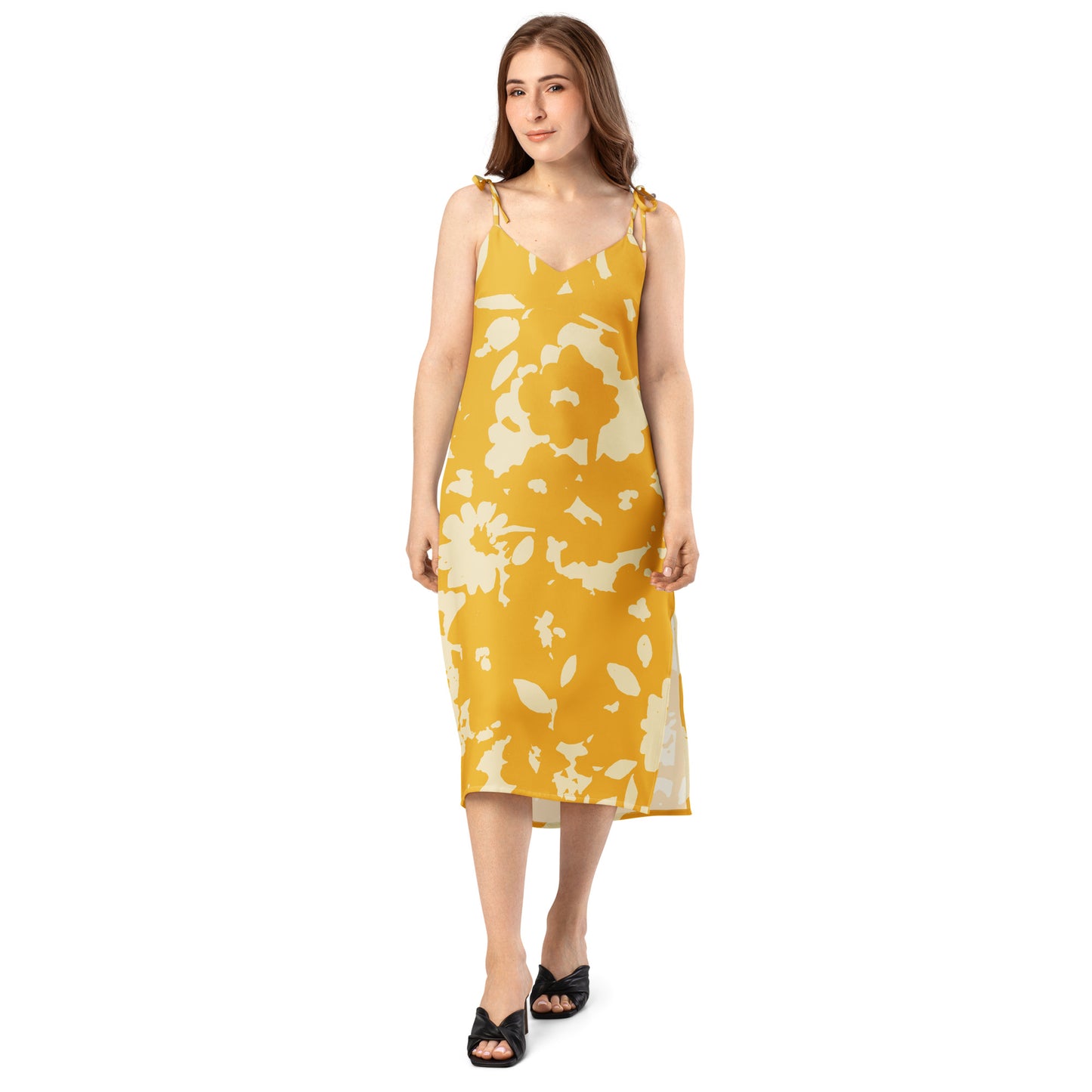 Midikleid mit Bindeträgern kaufen - Elegante und vielseitige Sommermode - MAX F. ArtGrafic