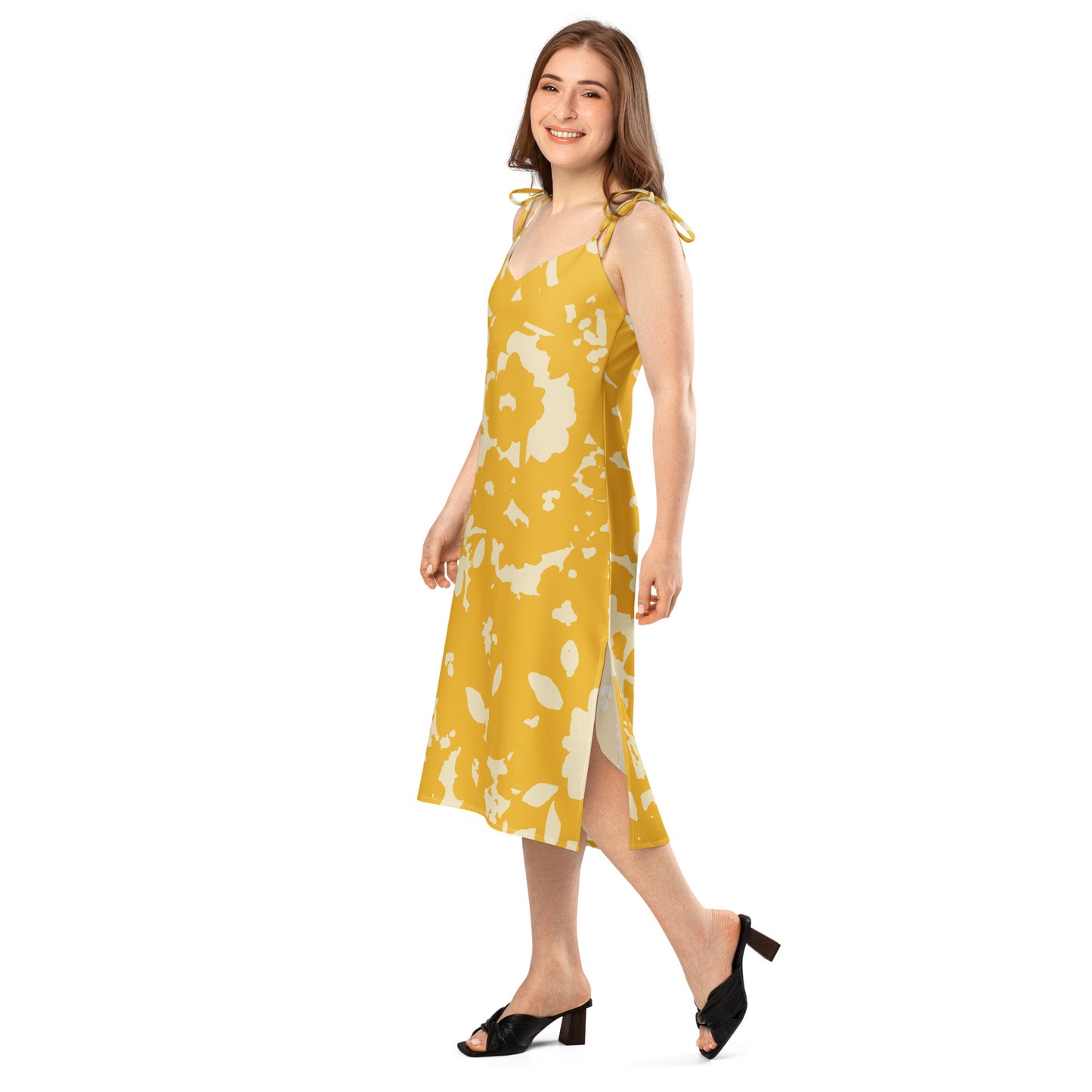 Midikleid mit Bindeträgern kaufen - Elegante und vielseitige Sommermode - MAX F. ArtGrafic