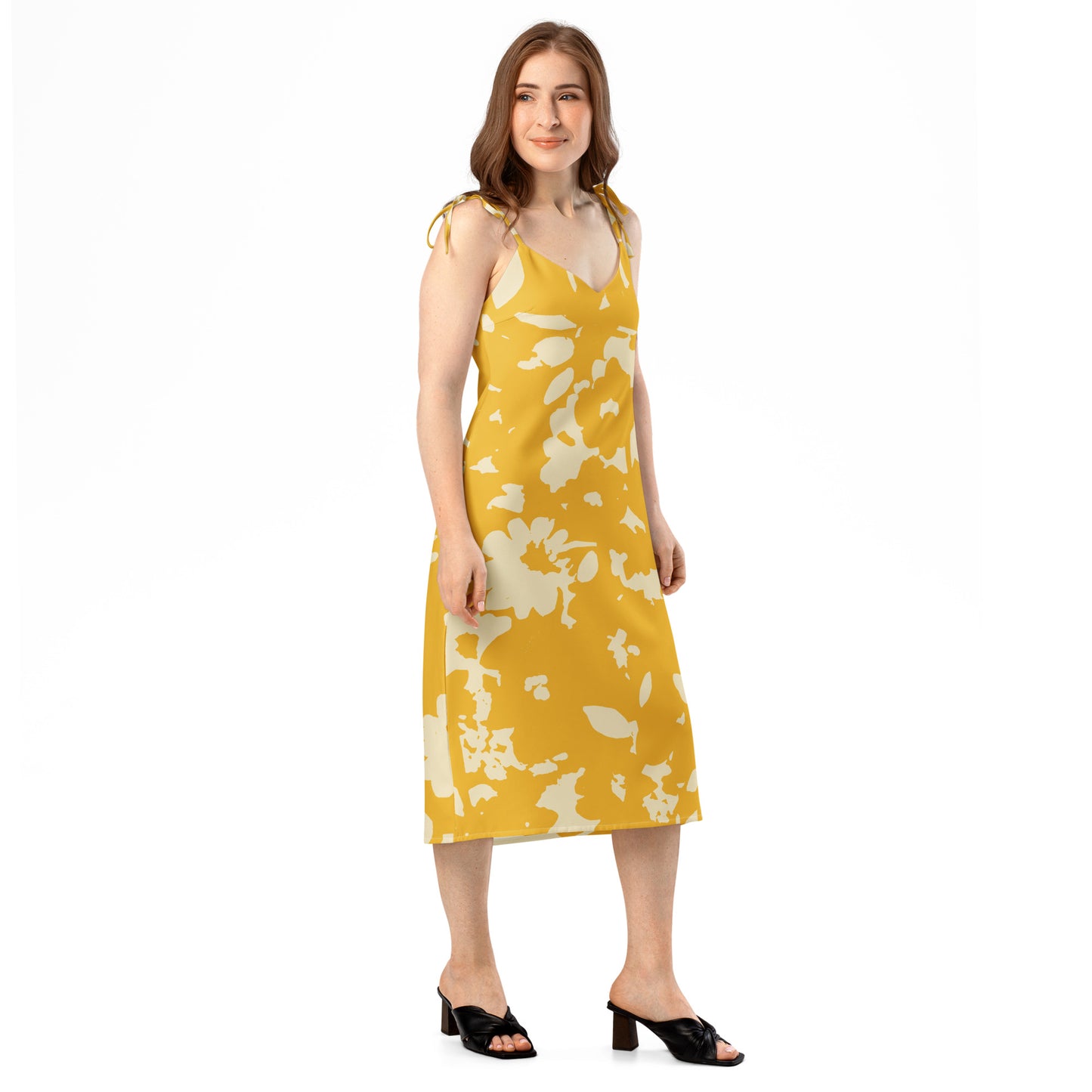 Midikleid mit Bindeträgern kaufen - Elegante und vielseitige Sommermode - MAX F. ArtGrafic