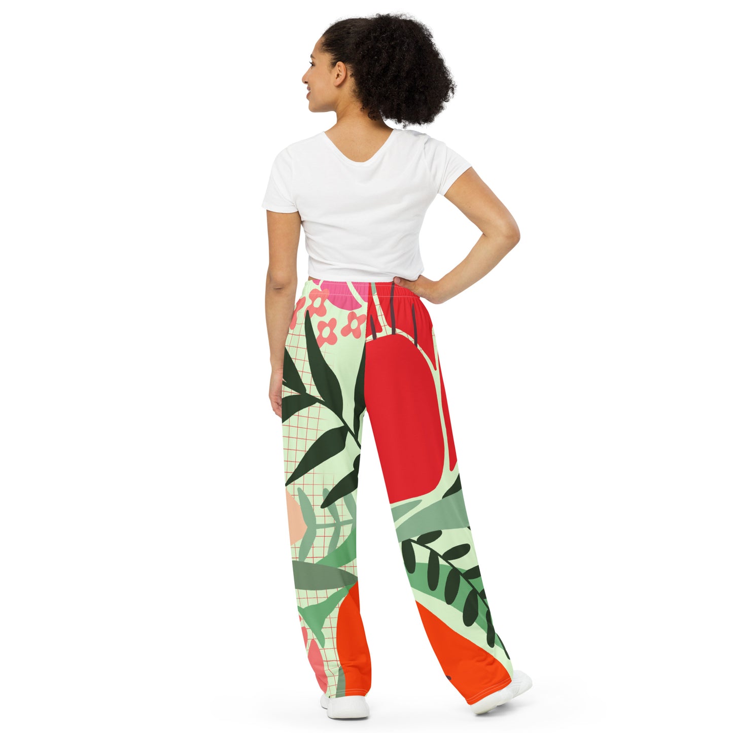 Unisex-Hose mit weitem Bein und Allover-Druck für jeden Anlass - MAX F. ArtGrafic