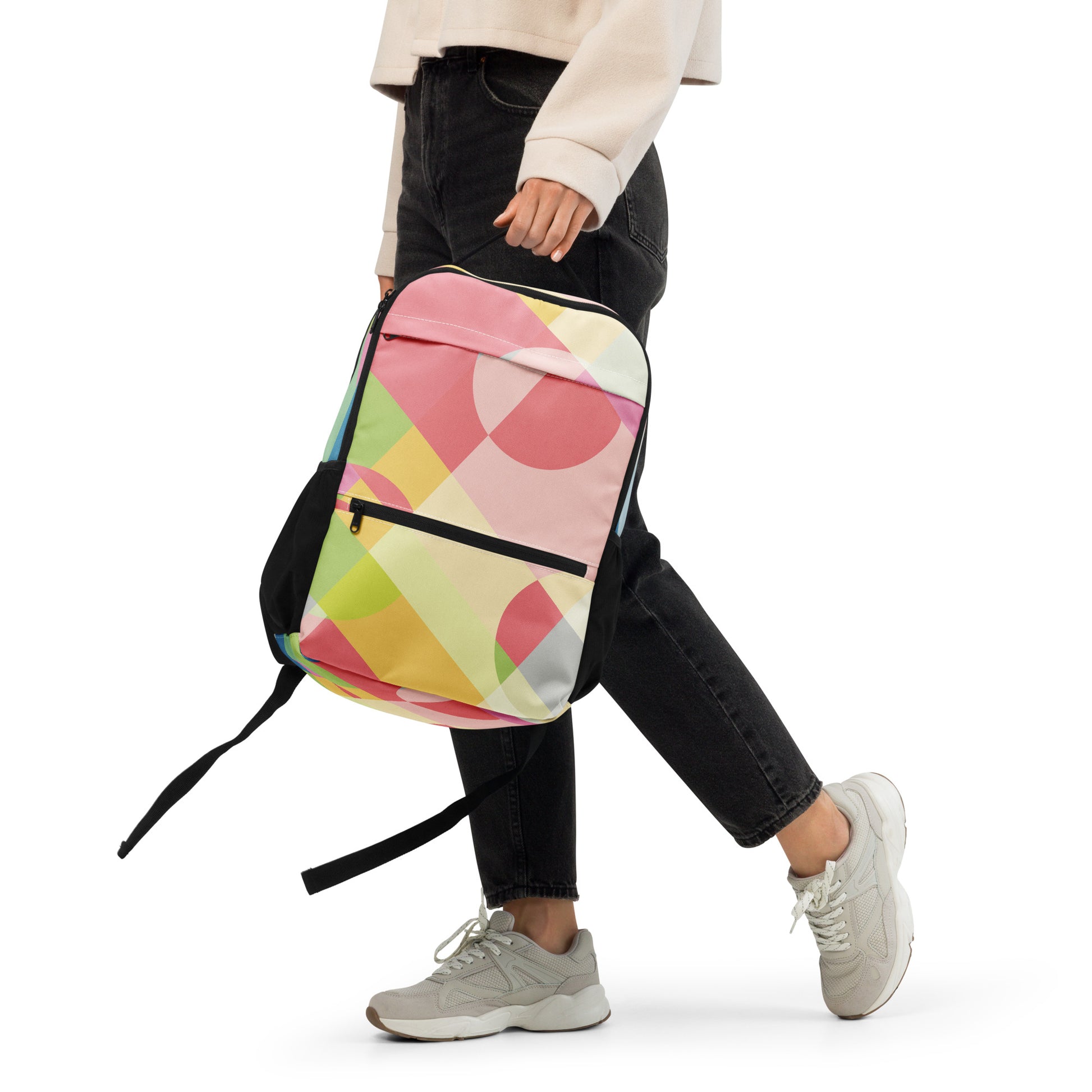 Allzweck-Rucksack Geometrie – Vielseitig und Stilvoll für Jeden Anlass - MAX F. ArtGrafic