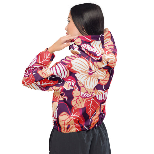 Bauchfreier Damen-Windbreaker für stilvolle Frauen - MAX F. ArtGrafic