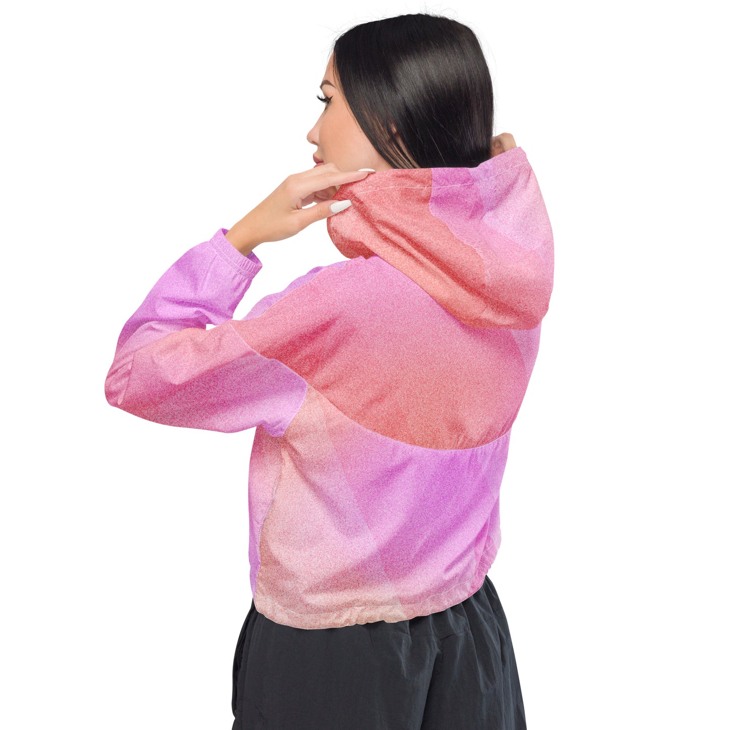 Bauchfreier Damen-Windbreaker für Damen - MAX F. ArtGrafic