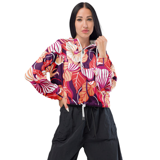 Bauchfreier Damen-Windbreaker für stilvolle Frauen - MAX F. ArtGrafic
