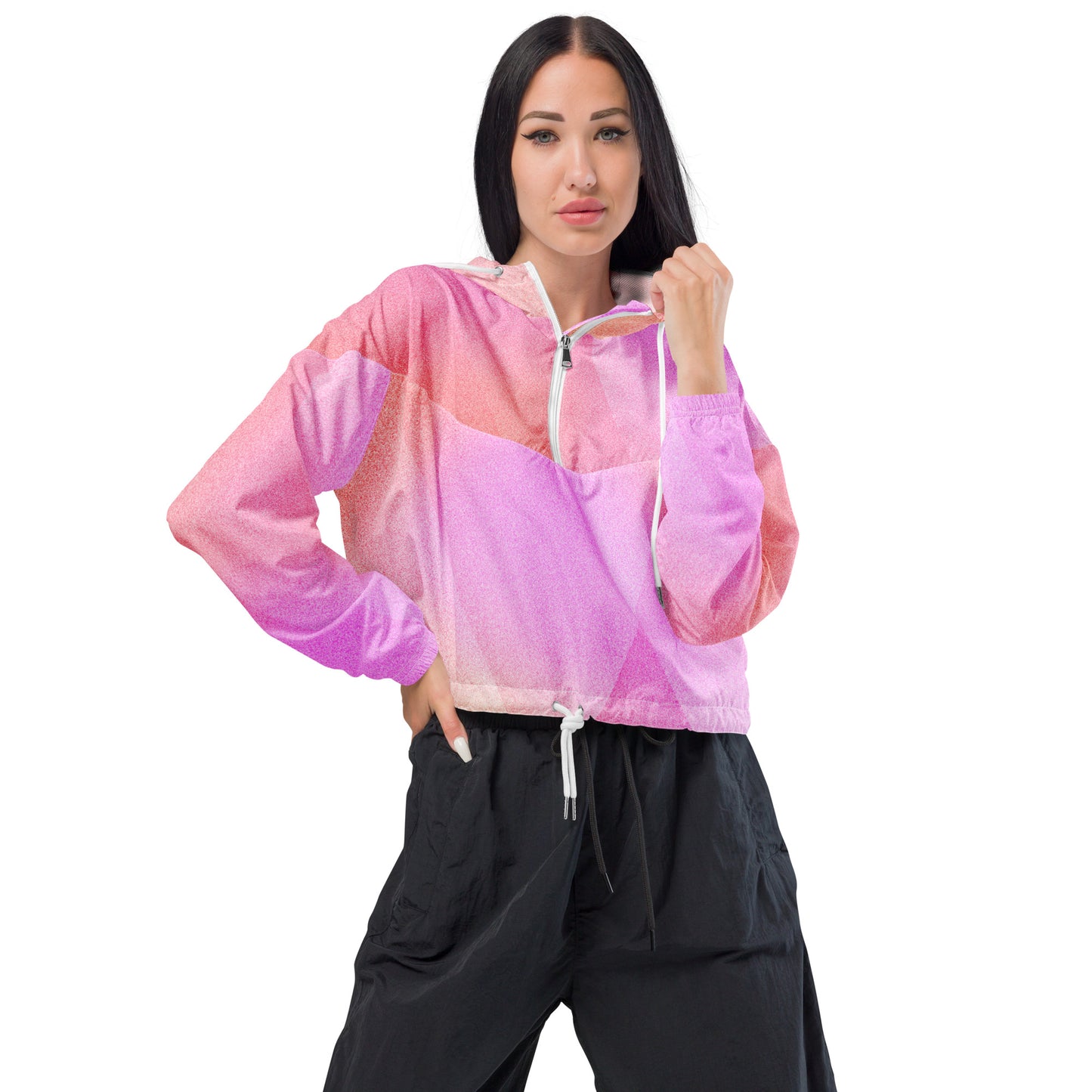 Bauchfreier Damen-Windbreaker für Damen - MAX F. ArtGrafic