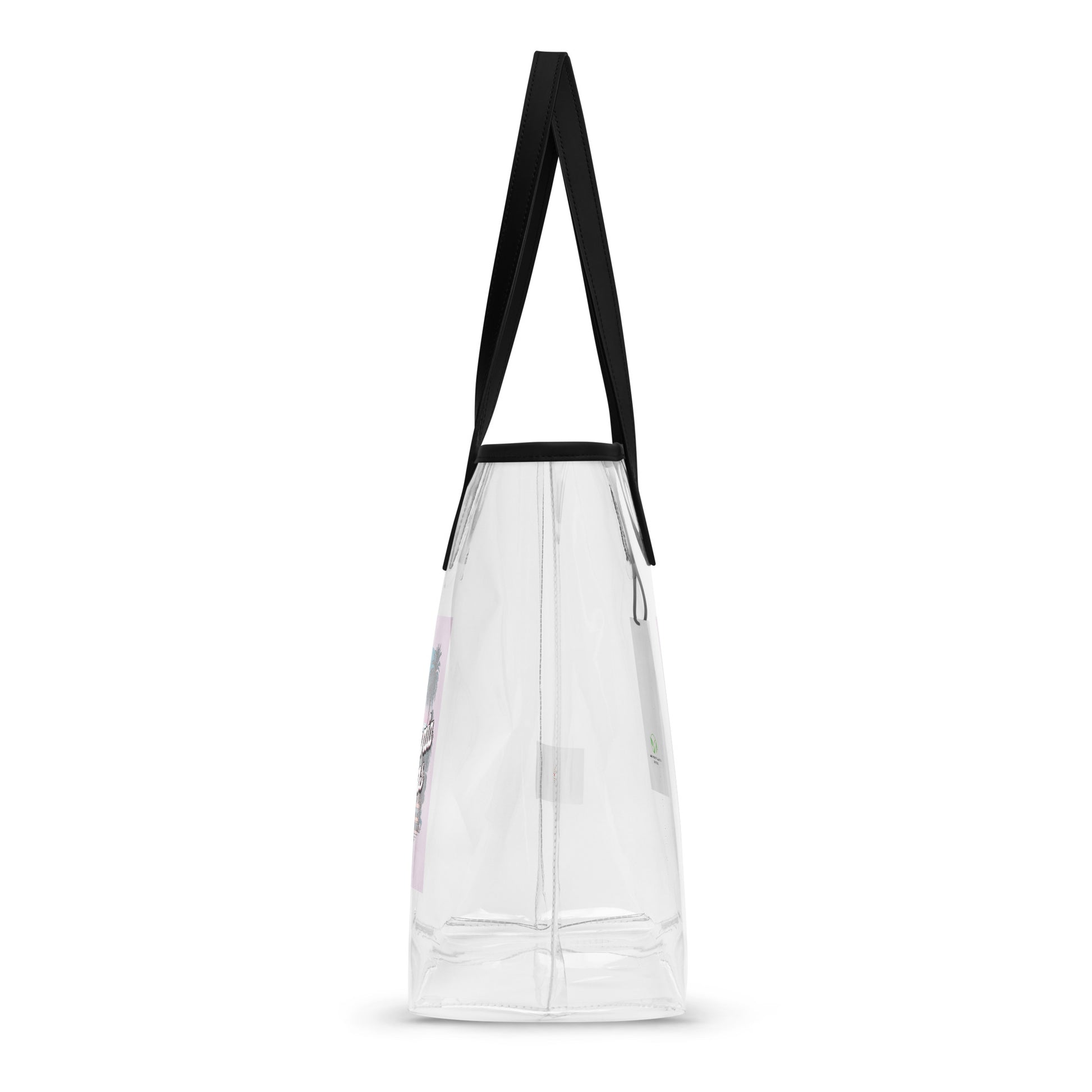 Elegante Durchsichtige Tragetasche - Chic & Robust - MAX F. ArtGrafic