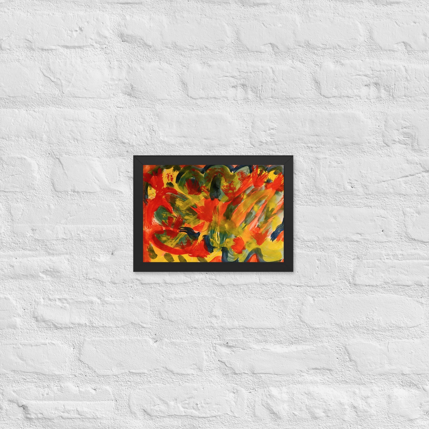 Gerahmtes Poster auf mattem Papier - ABSTRAKT - MAX F. ArtGrafic