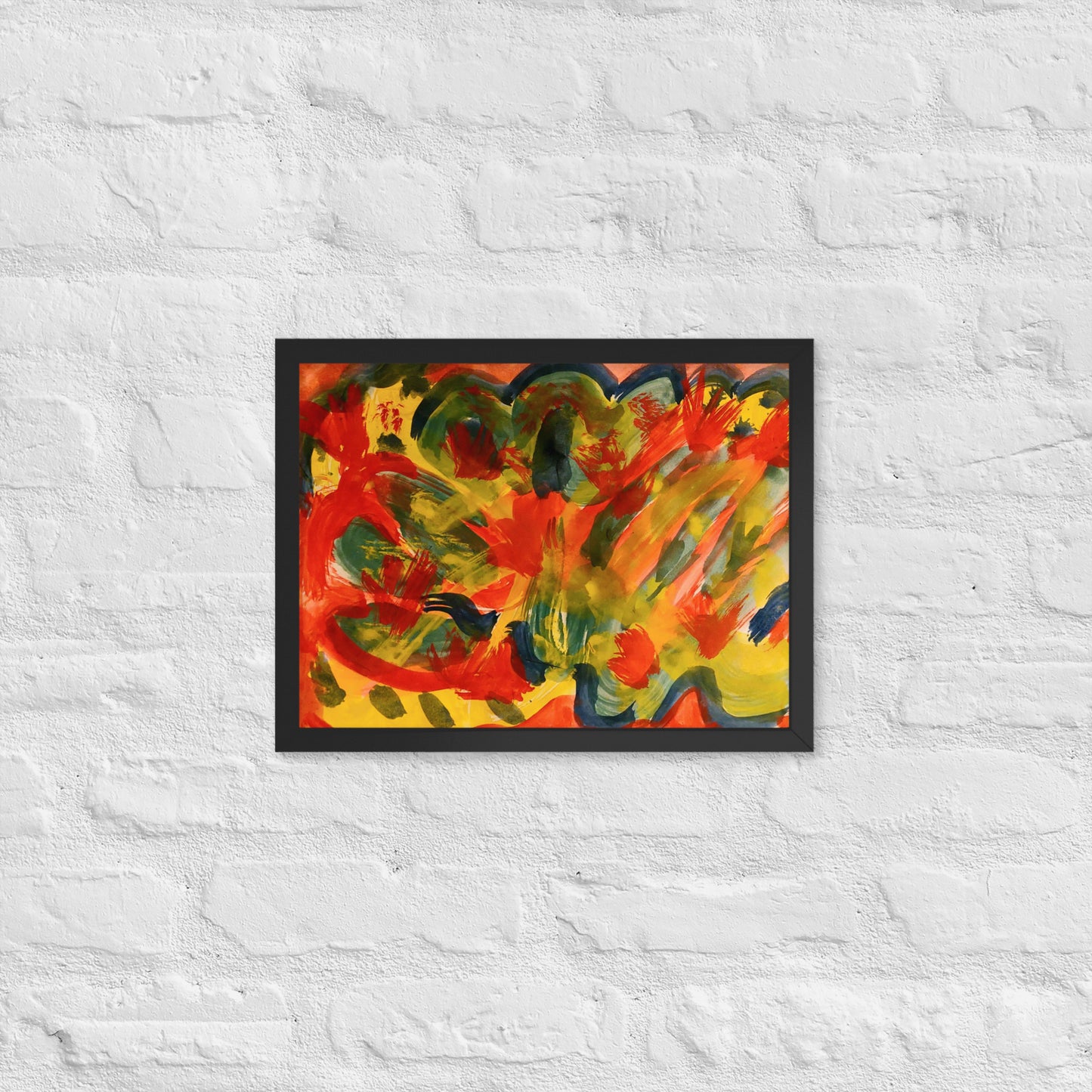 Gerahmtes Poster auf mattem Papier - ABSTRAKT - MAX F. ArtGrafic