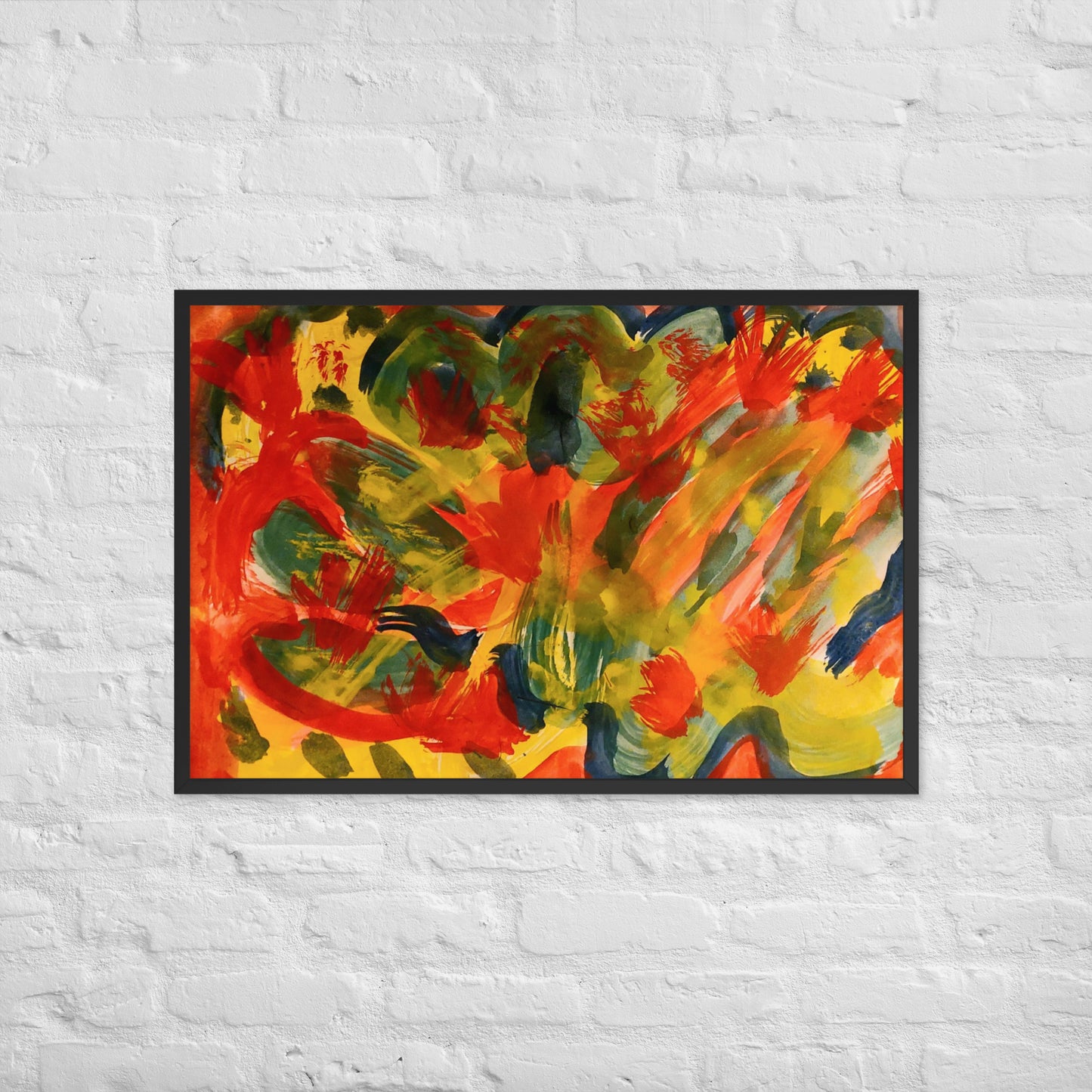 Gerahmtes Poster auf mattem Papier - ABSTRAKT - MAX F. ArtGrafic