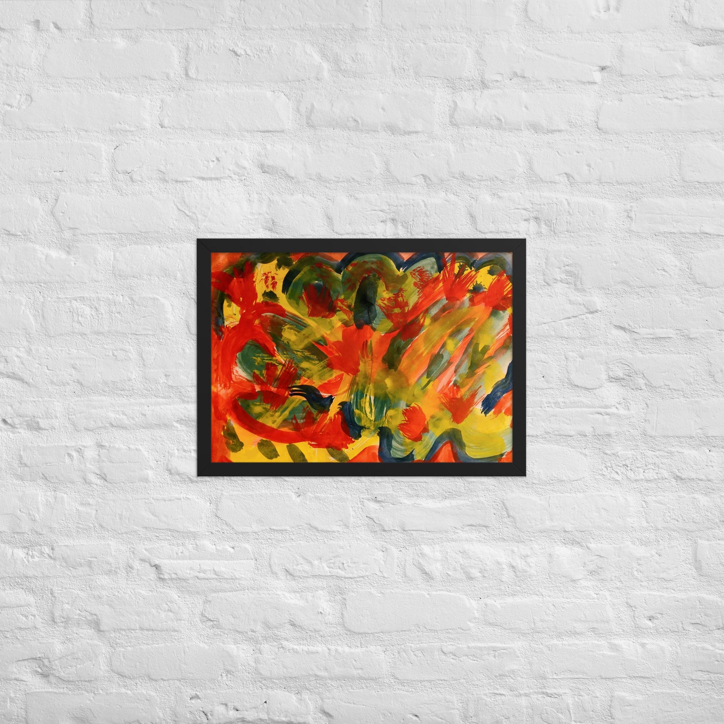 Gerahmtes Poster auf mattem Papier - ABSTRAKT - MAX F. ArtGrafic