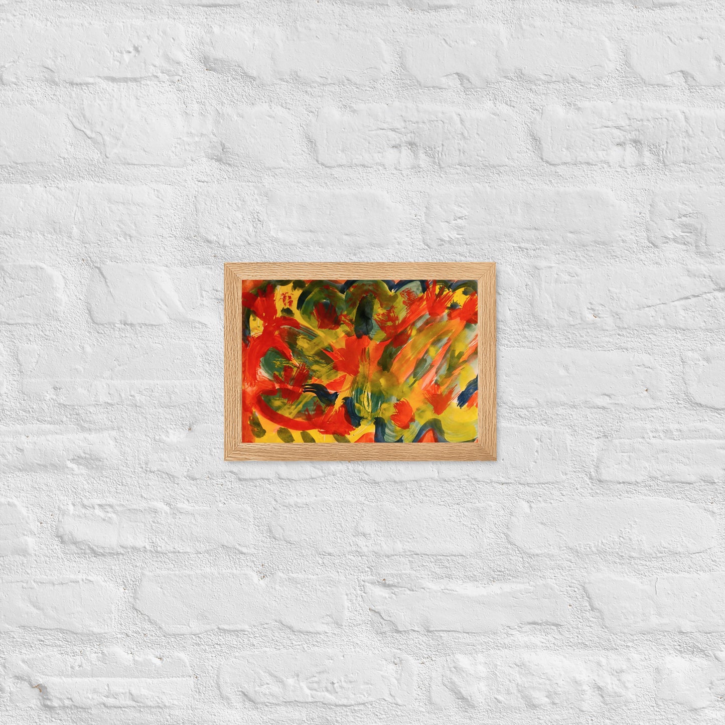 Gerahmtes Poster auf mattem Papier - ABSTRAKT - MAX F. ArtGrafic