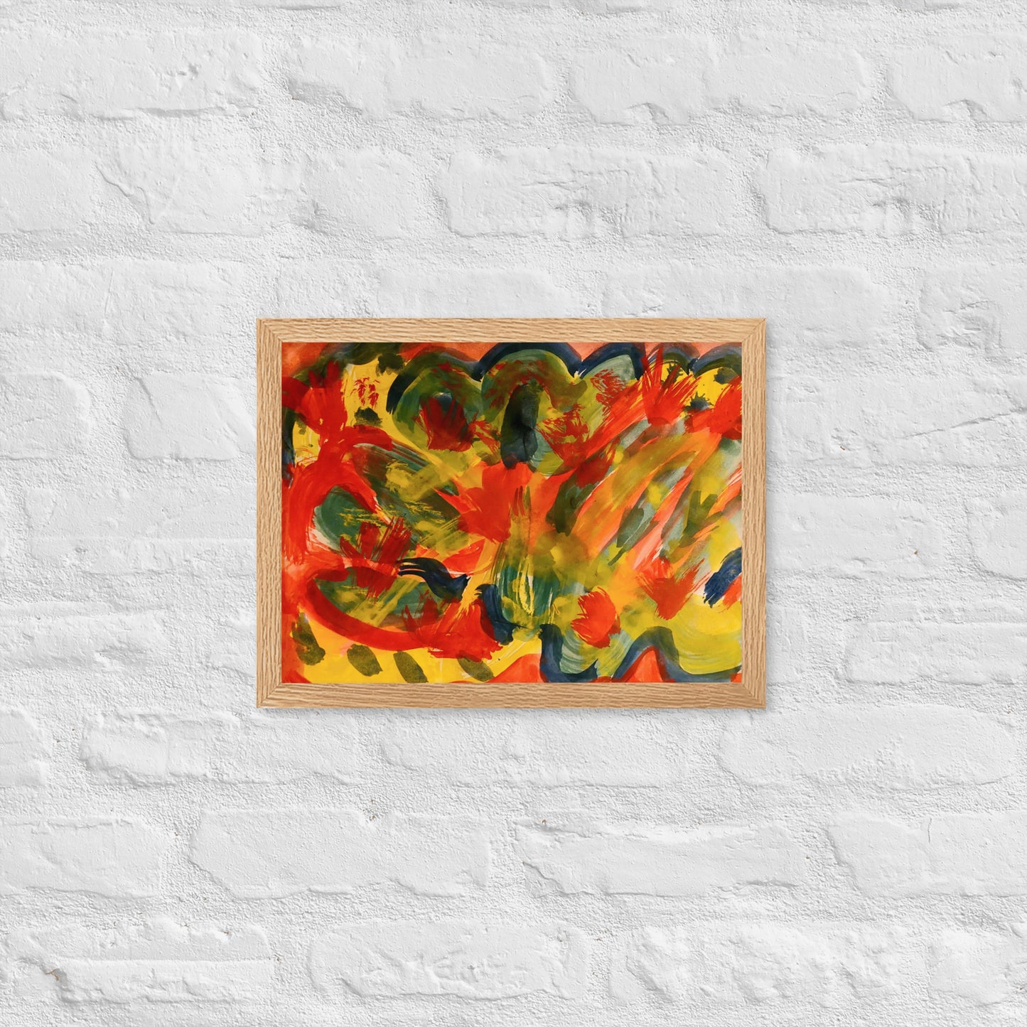 Gerahmtes Poster auf mattem Papier - ABSTRAKT - MAX F. ArtGrafic