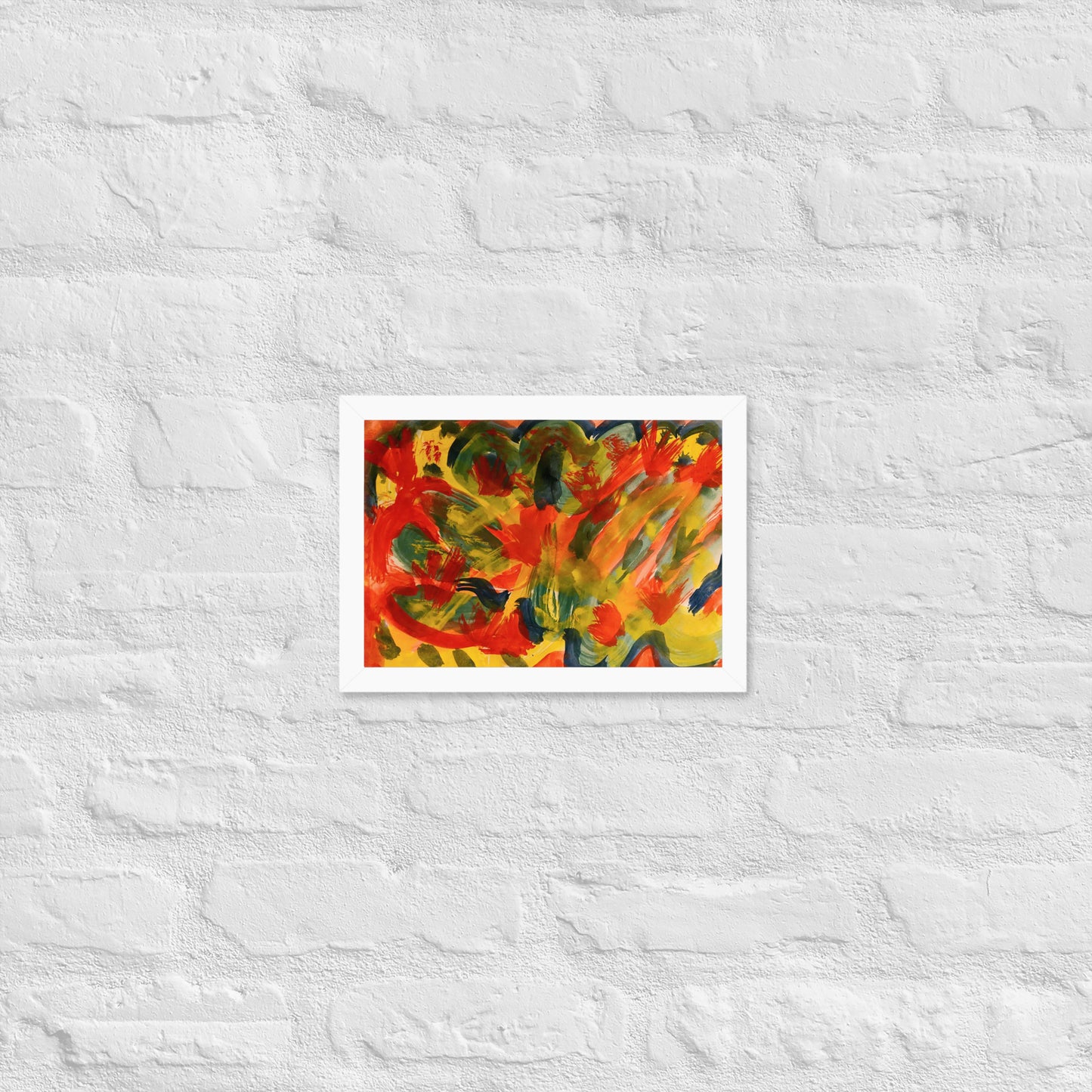 Gerahmtes Poster auf mattem Papier - ABSTRAKT - MAX F. ArtGrafic