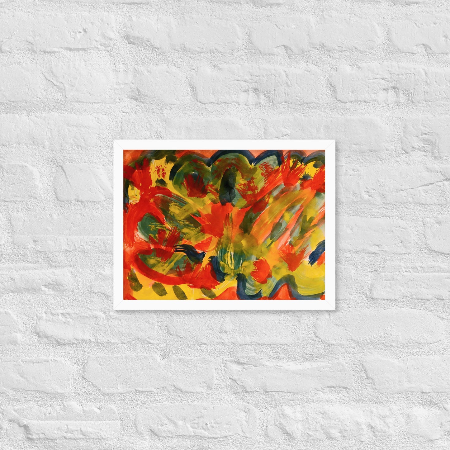 Gerahmtes Poster auf mattem Papier - ABSTRAKT - MAX F. ArtGrafic