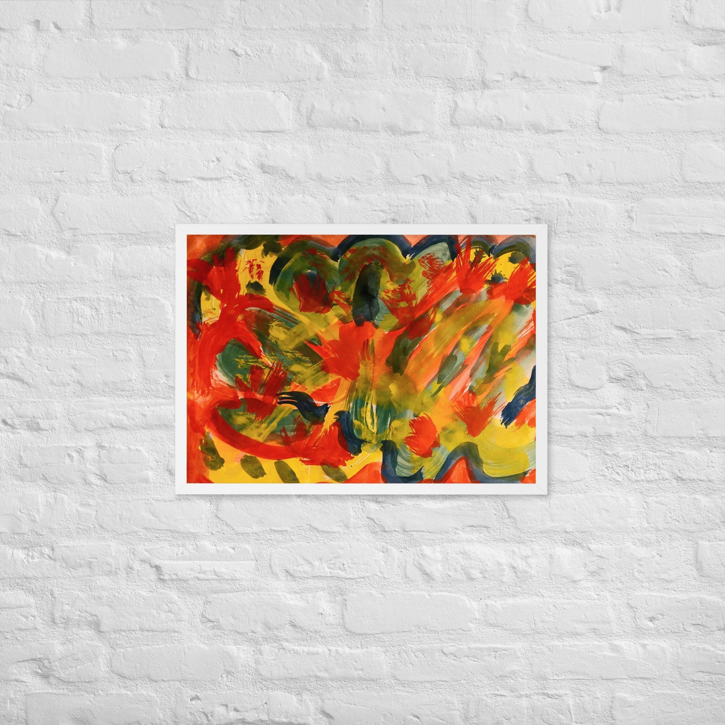 Gerahmtes Poster auf mattem Papier - ABSTRAKT - MAX F. ArtGrafic