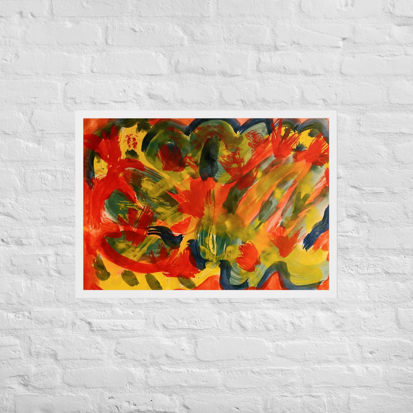 Gerahmtes Poster auf mattem Papier - ABSTRAKT - MAX F. ArtGrafic