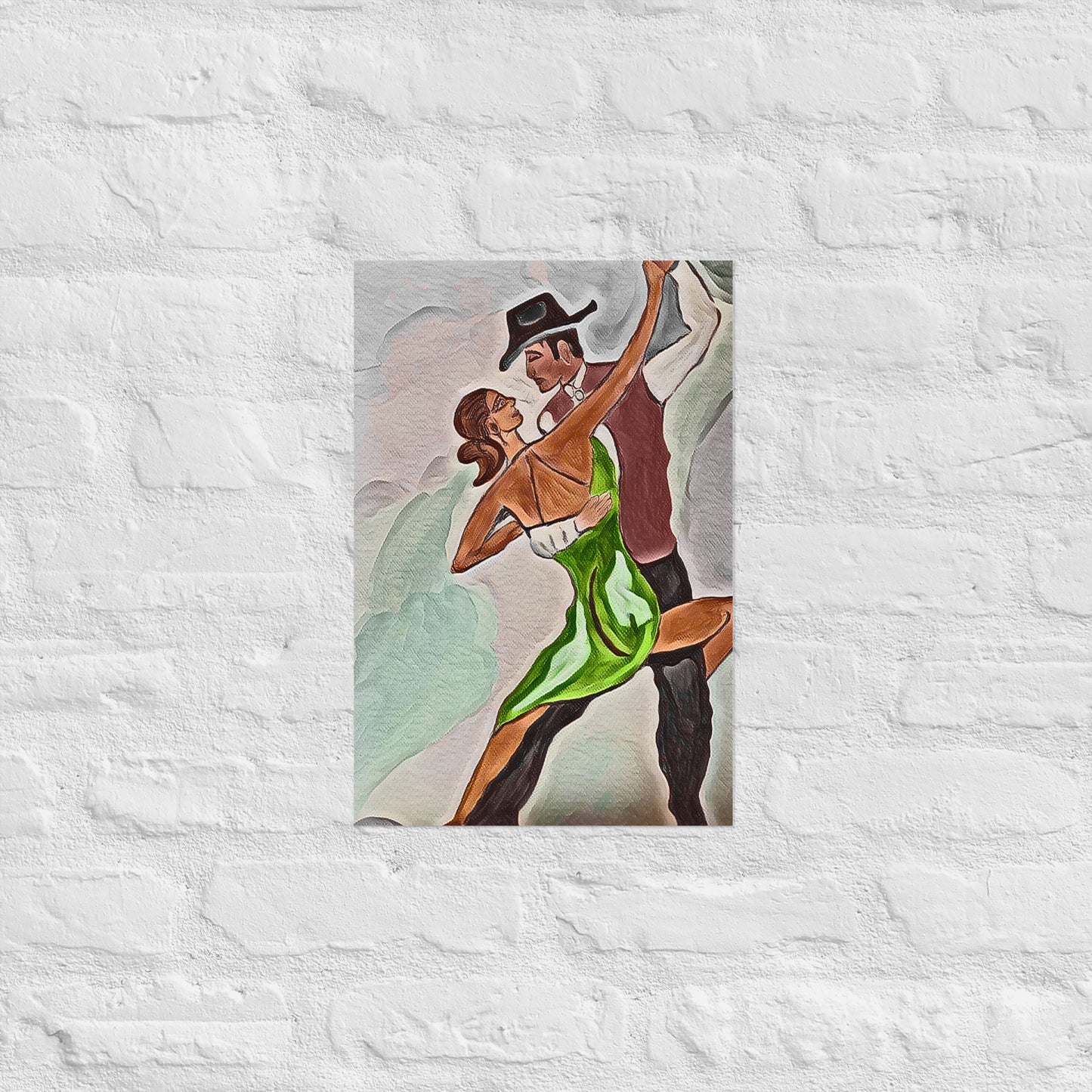 Entdecken Sie die Leidenschaft des Tangos: Ein exklusives Poster in Museumsqualität - MAX F. ArtGrafic