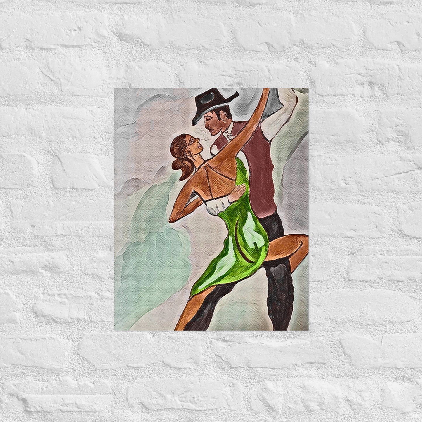 Entdecken Sie die Leidenschaft des Tangos: Ein exklusives Poster in Museumsqualität - MAX F. ArtGrafic