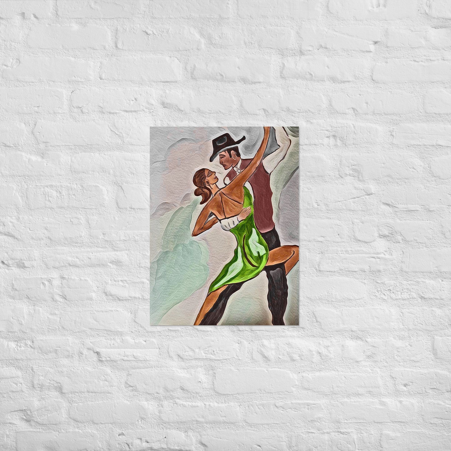 Entdecken Sie die Leidenschaft des Tangos: Ein exklusives Poster in Museumsqualität - MAX F. ArtGrafic