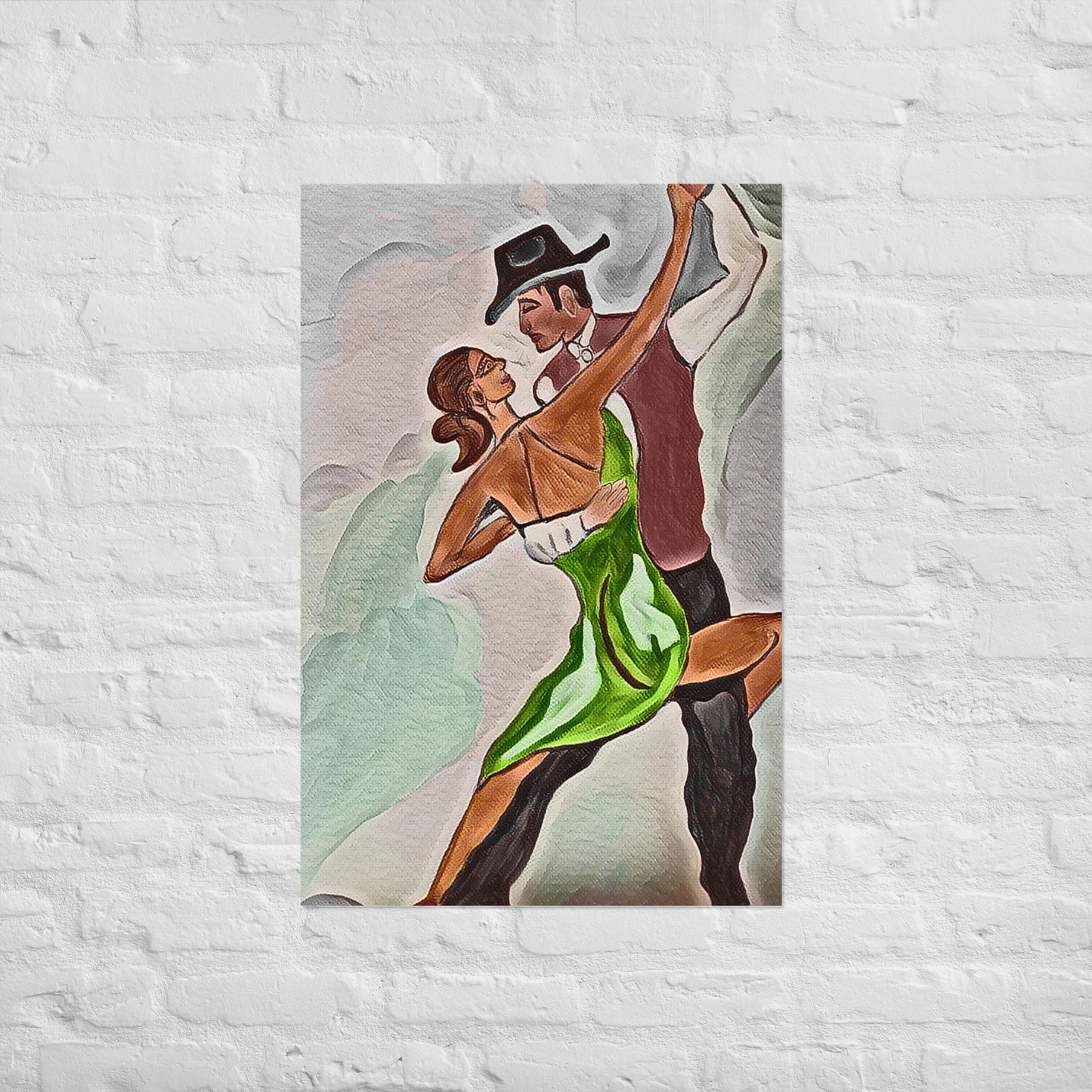Entdecken Sie die Leidenschaft des Tangos: Ein exklusives Poster in Museumsqualität - MAX F. ArtGrafic